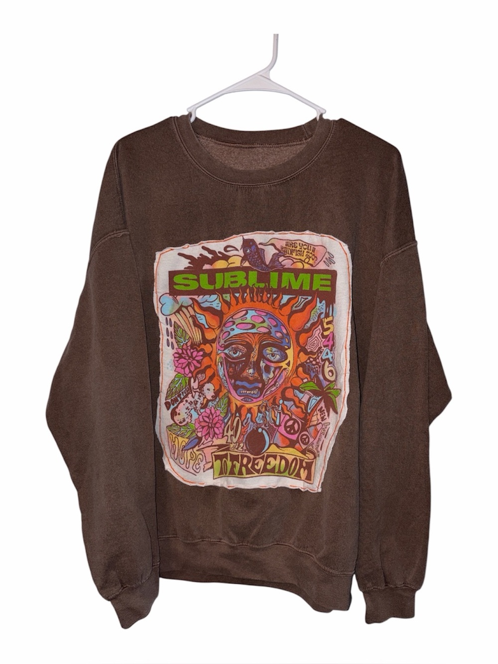 Sublime "40oz to Freedom" Sweatshirt Size One Size One of a Kind